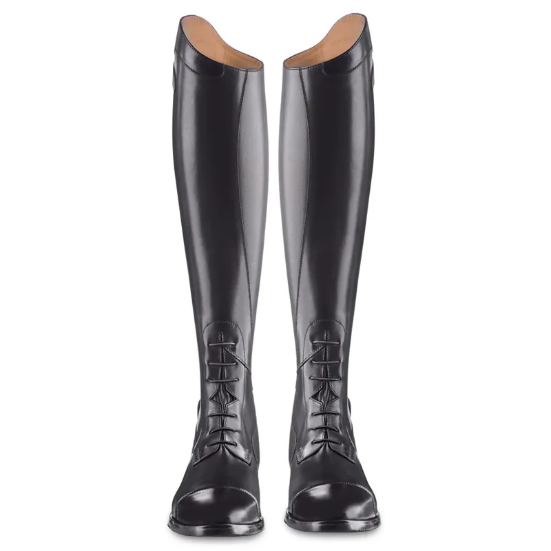 EGO7 Orion Laced Tall Riding Boots - Small Calf - Black-1