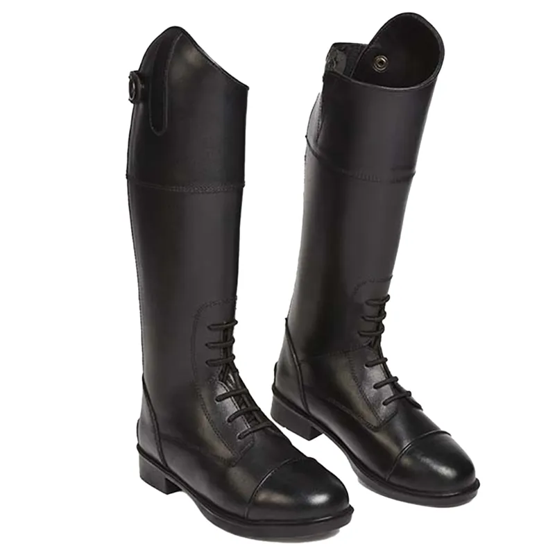 Elico Charlotte Junior Leather Riding Boots - Black