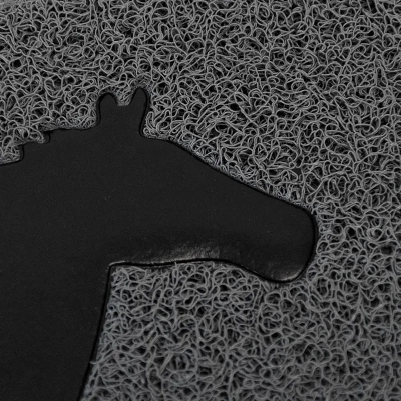 Elico Door Mat - Grey Horse-1