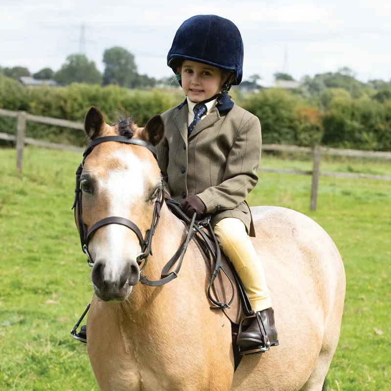 Equetech Bellingham Junior Tweed Show Jacket - Green-1