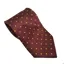 Equetech Polka Dot Junior Show Tie - Burgundy/Canary Gold