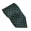 Equetech Polka Dot Junior Show Tie - Bottle Green/White