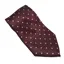 Equetech Polka Dot Junior Show Tie - Maroon/White