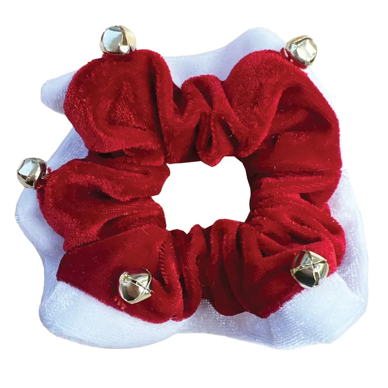 Equetech Christmas Scrunchie - Red/White