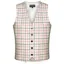 Equetech Tattersall Womens Show Waistcoat - Red/Black Check