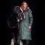 EQUIDRY Evolution Thick Fleece Lined Waterproof Jacket - Forest/Pink
