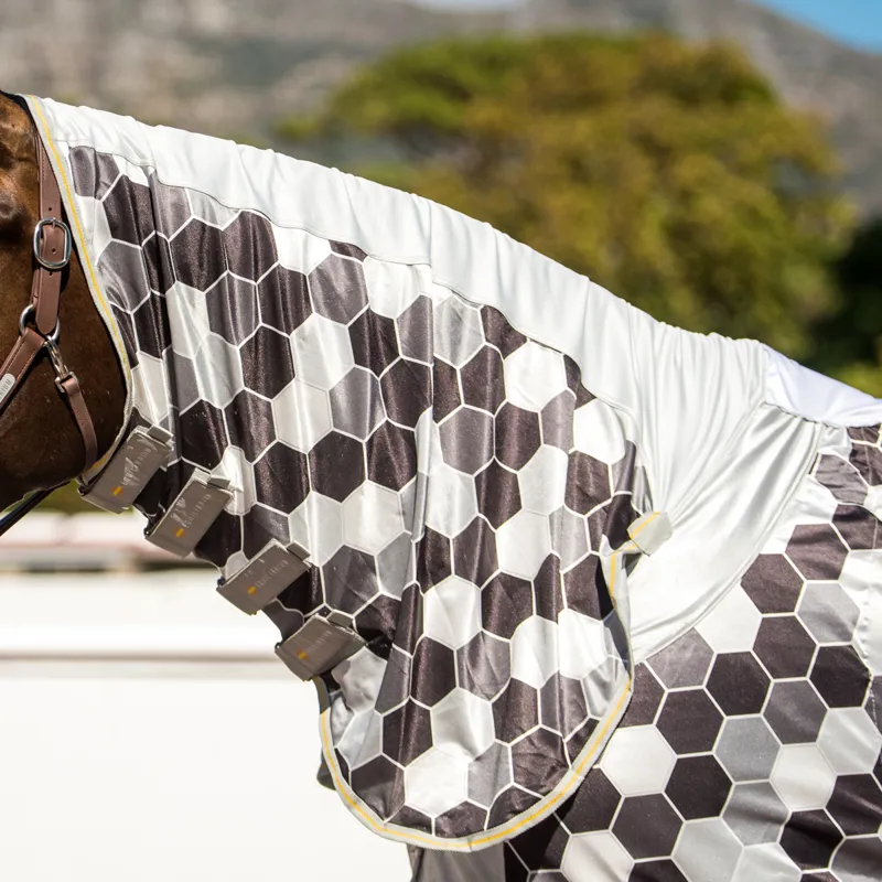 Equilibrium Field Relief Combo Neck Fly Rug - Hexagon Grey-1