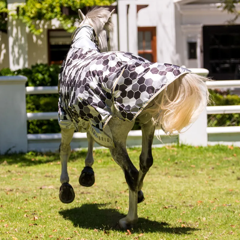 Equilibrium Field Relief Combo Neck Fly Rug - Hexagon Grey-5