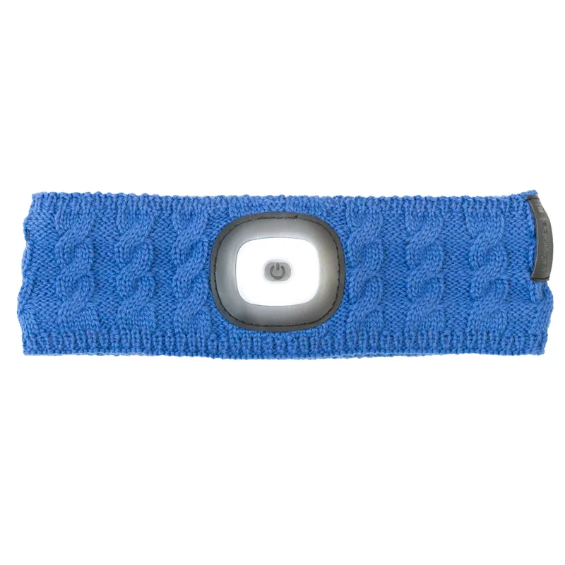 Equi Light Wool Head Torch Headband - Cobalt