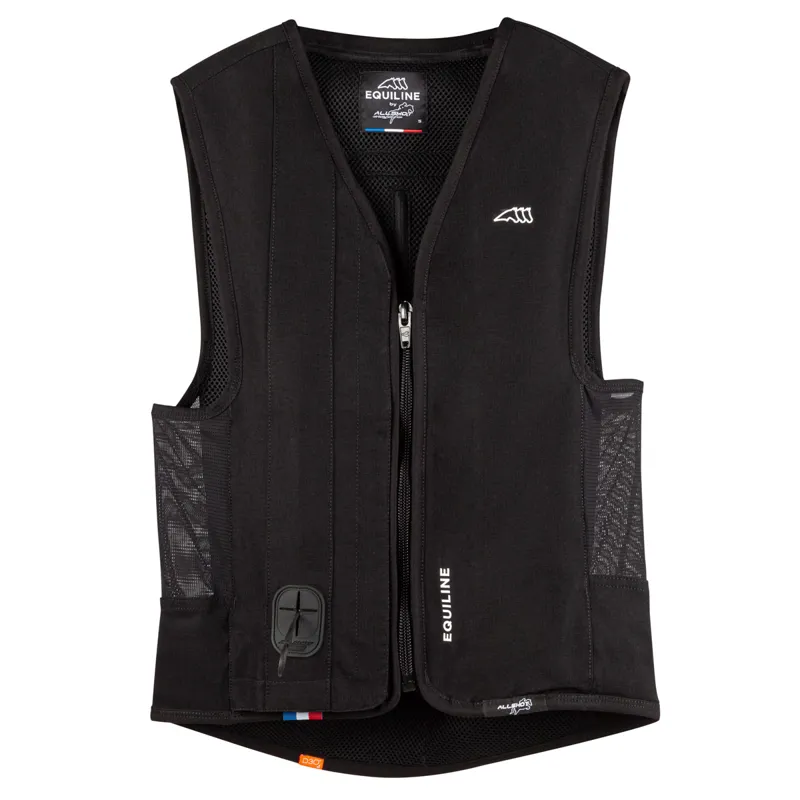 Equiline Belair Unisex Air Jacket Level 1 Back Protector - Black-7