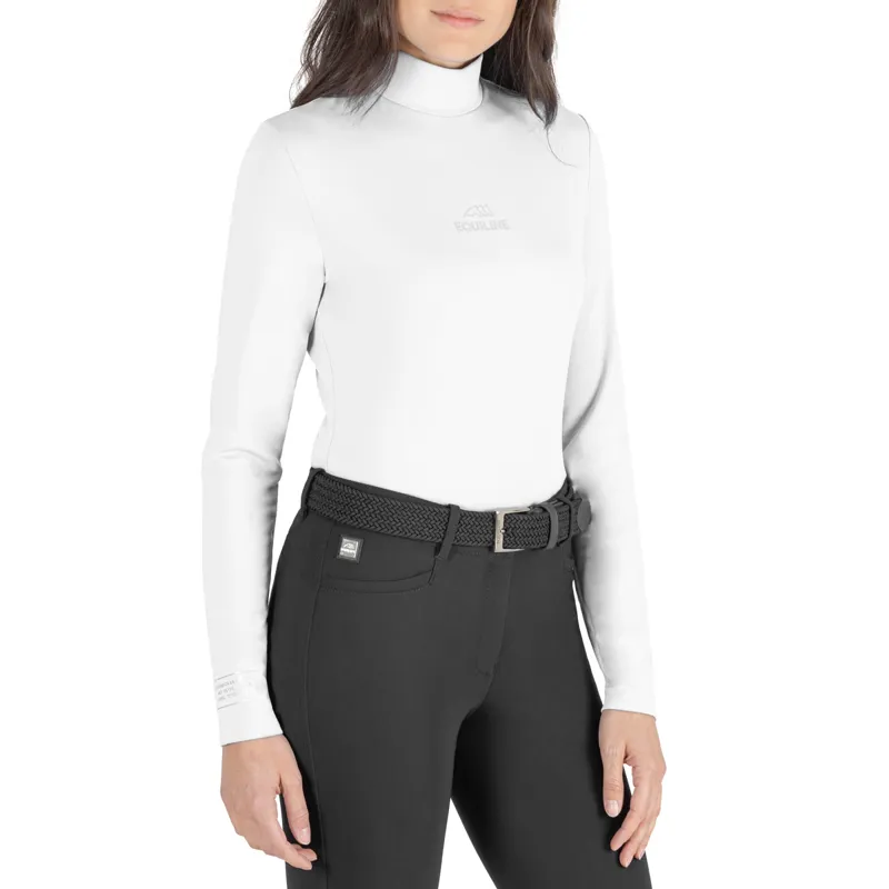 Equiline Collec Long Sleeve Ladies Base Layer - White - XL
