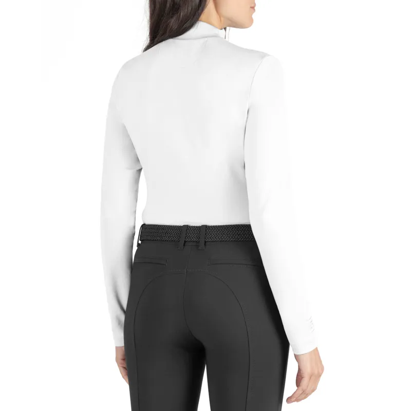 Equiline Collec Long Sleeve Ladies Base Layer - White - XL-1
