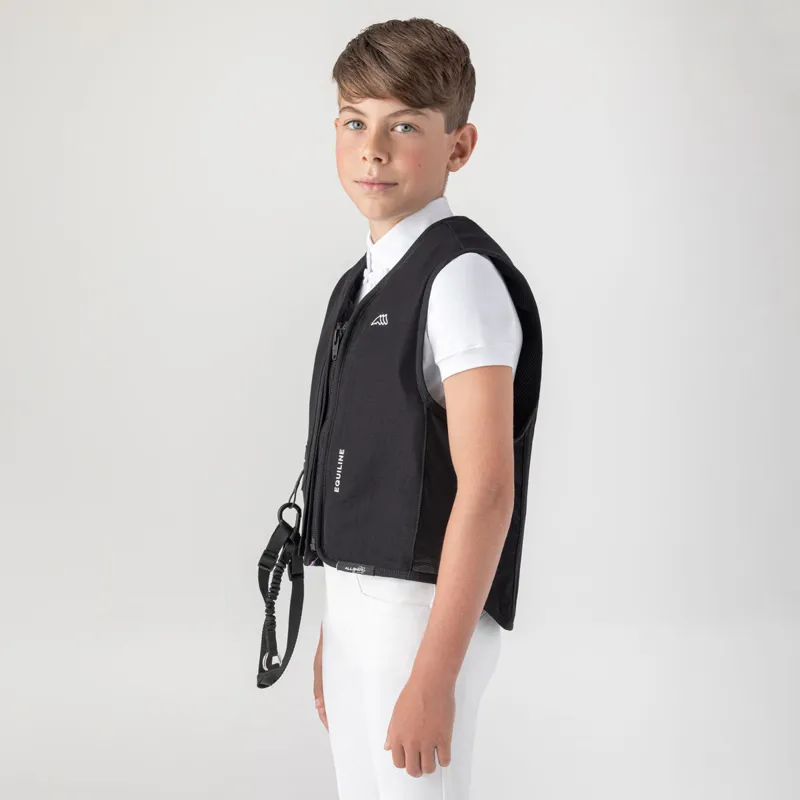 Equiline Kid Junior Airbag Vest - Black-1