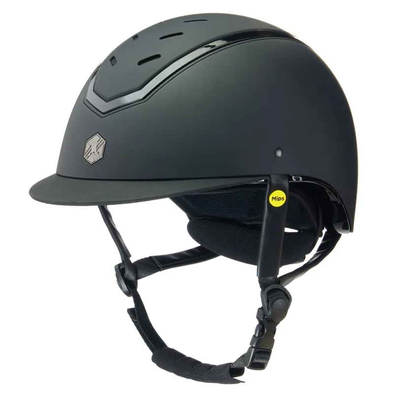 Charles Owen EQx Kylo MIPS Riding Hat - Black Matte/Black Gloss