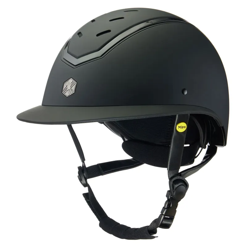 Charles Owen EQx Kylo MIPS Wide Peak Hat - Black Matte/Black Gloss