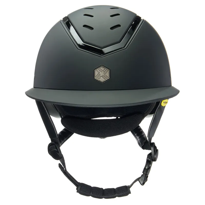Charles Owen EQx Kylo MIPS Wide Peak Hat - Black Matte/Black Gloss-1