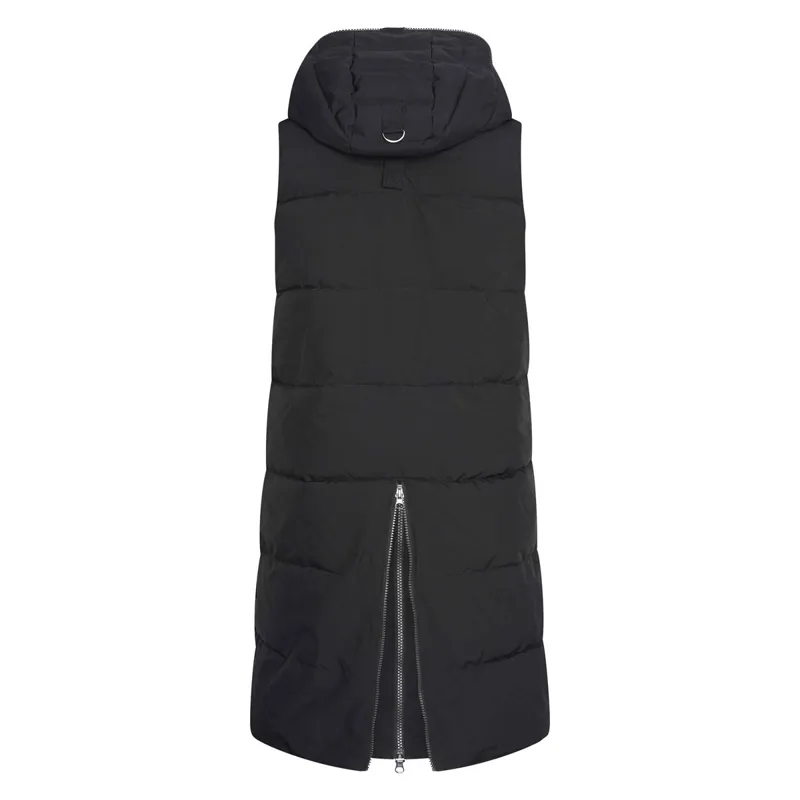 Euro-Star Laverri Ladies Long Gilet - Black-2