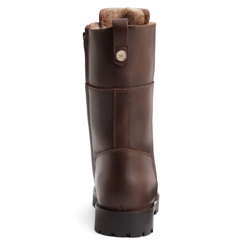 Fairfax and Favor Anglesey Ladies Combat Boots - Mahogany Leather-3