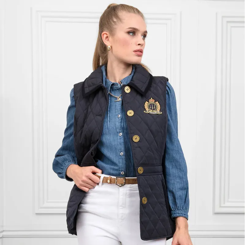 Fairfax and Favor Bella Ladies Quilted Gilet - Navy