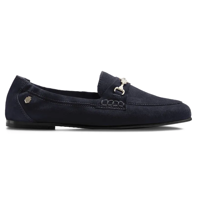 Fairfax and Favor Newmarket Ladies Loafers - Navy-1