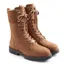 Fairfax and Favor Anglesey Womens Combat Boots - Cognac Nubuck