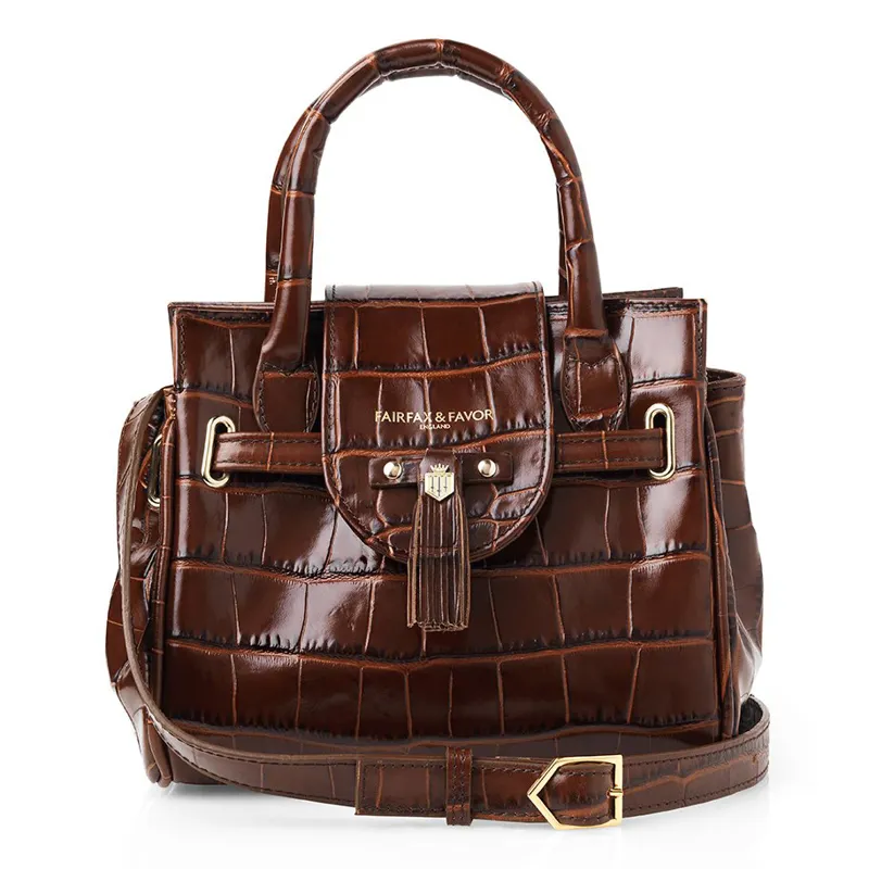 Fairfax and Favor Mini Windsor Handbag - Conker