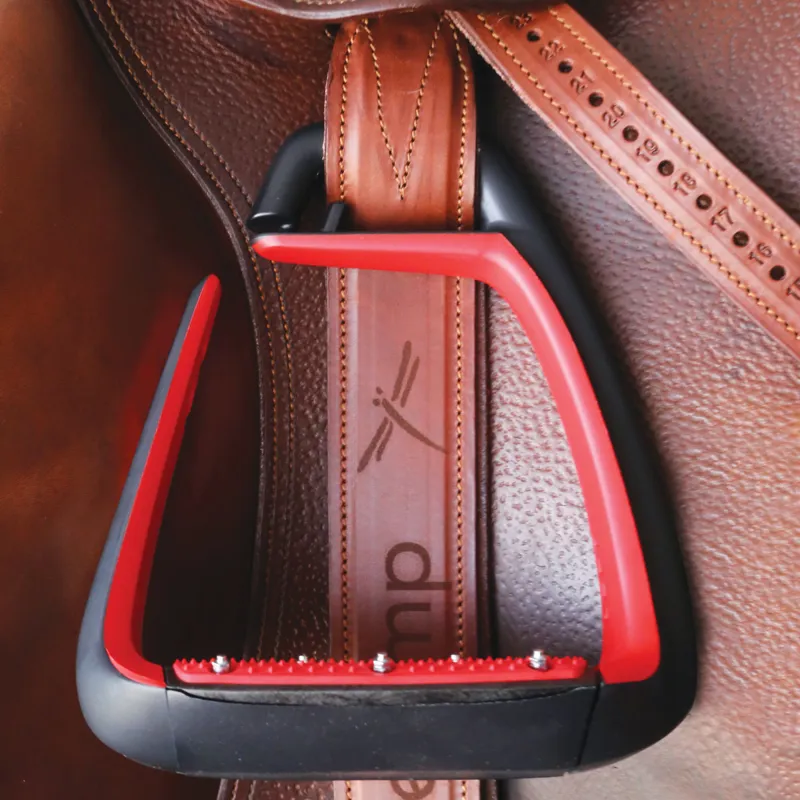 Freejump Classic Wide Stirrup Leathers - Brown-3