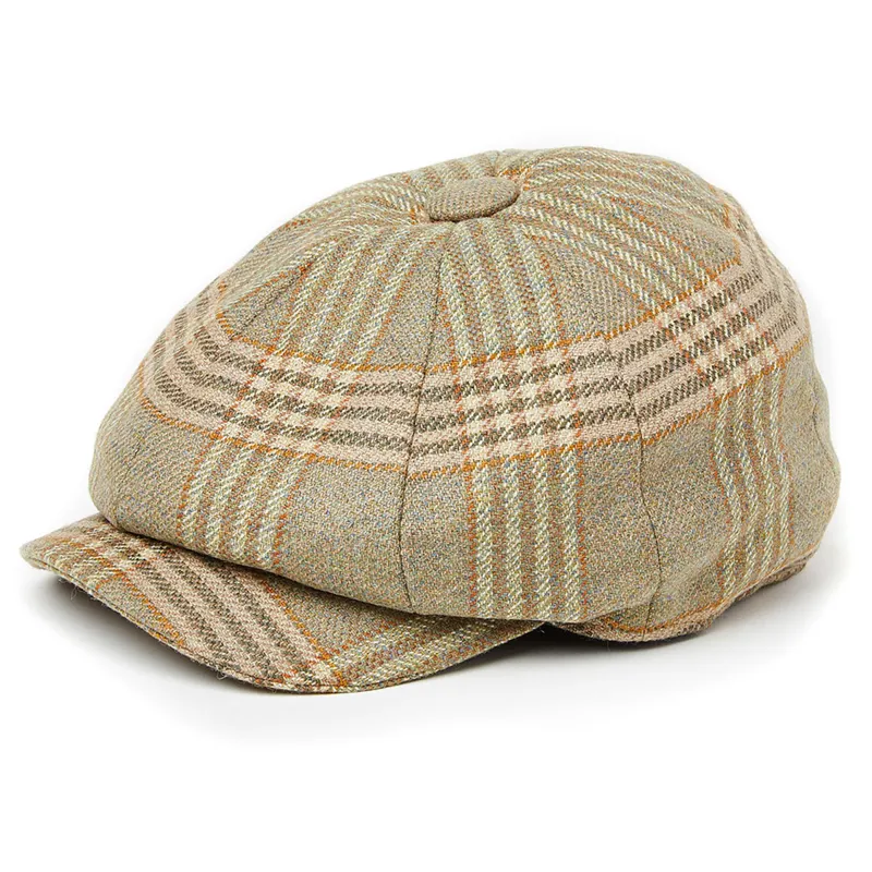 Holland Cooper Baker Boy Tweed Cap - Leveret