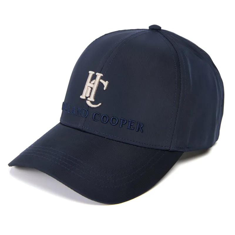 Holland Cooper Burghley Water Resistant Cap - Ink Navy Monogram