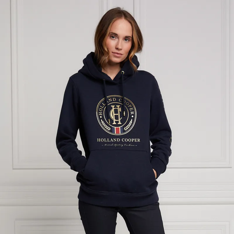 Holland Cooper HC Heritage Ladies Hoodie - Ink Navy