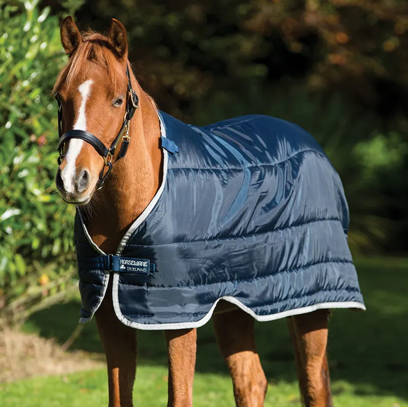 Horseware Pony 100g Rug Liner - Navy/Silver-1