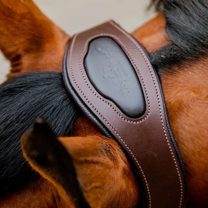 Horseware Signature Competition Headcollar - Brown/Navy-2