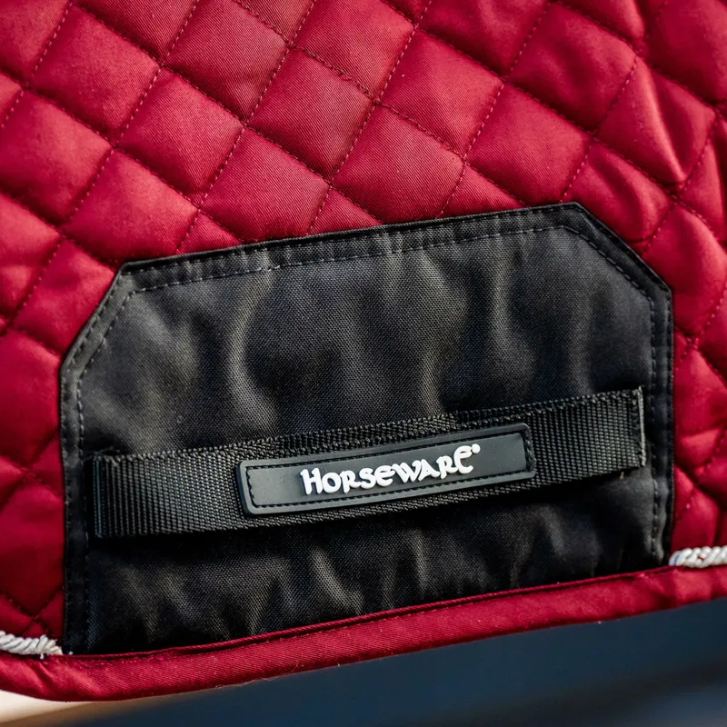 Horseware Signature Jumping Saddlecloth - Burgundy-1