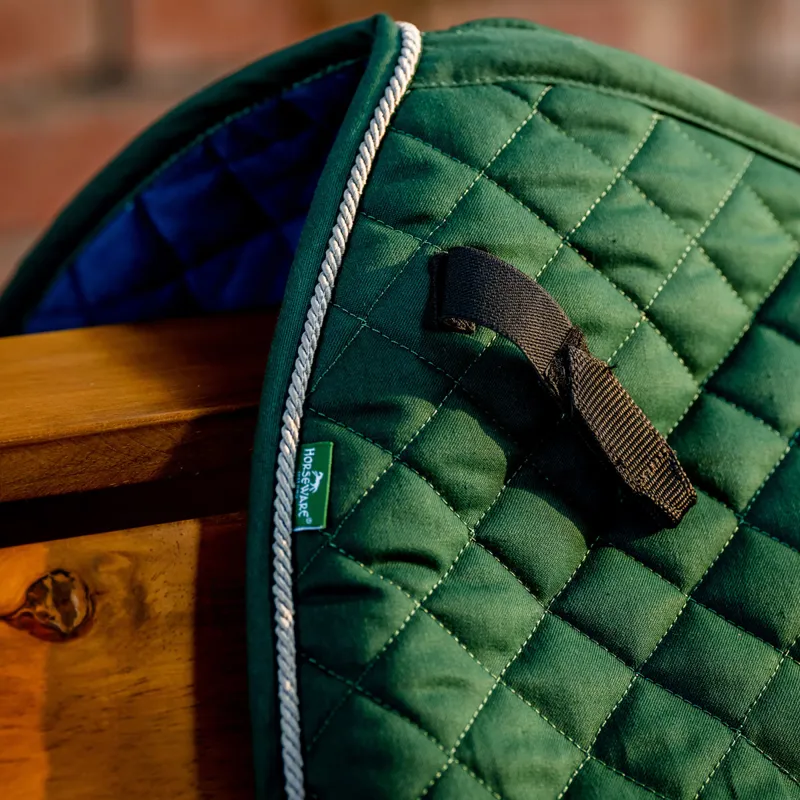 Horseware Signature Dressage Saddlecloth - Hunter Green-2