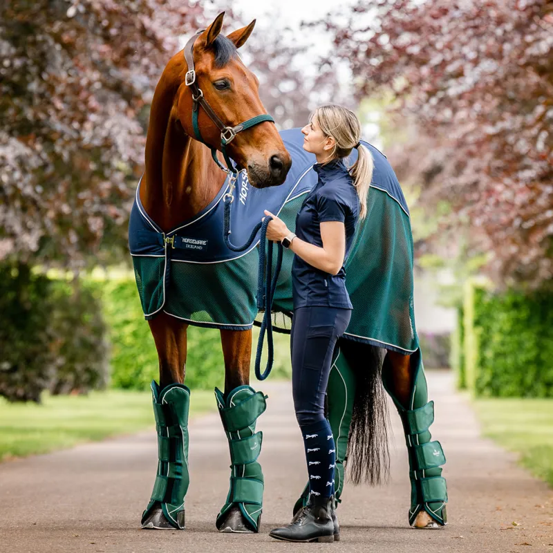 Horseware Signature Travel Boots - Hunter Green-5