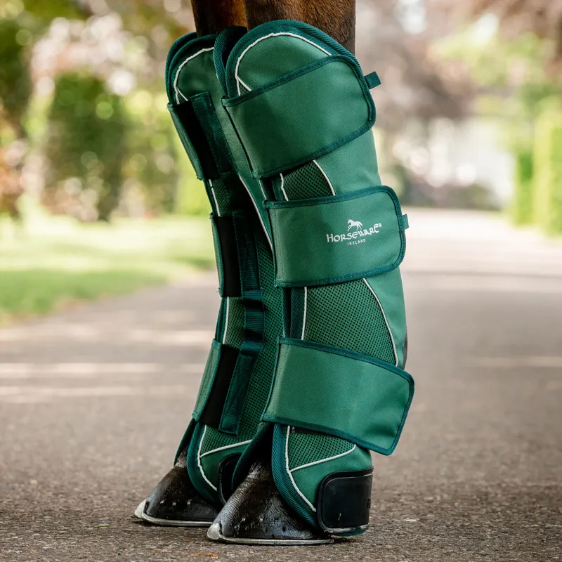 Horseware Signature Travel Boots - Hunter Green-1