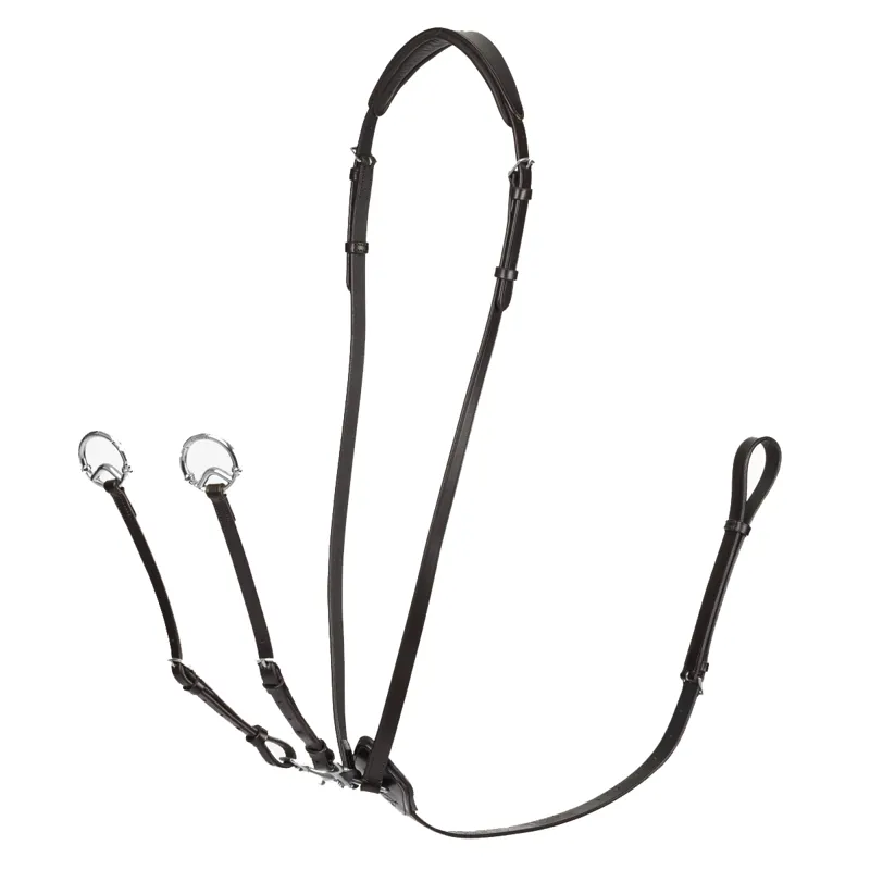 LeMieux Kudos Running Martingale - Brown/Silver