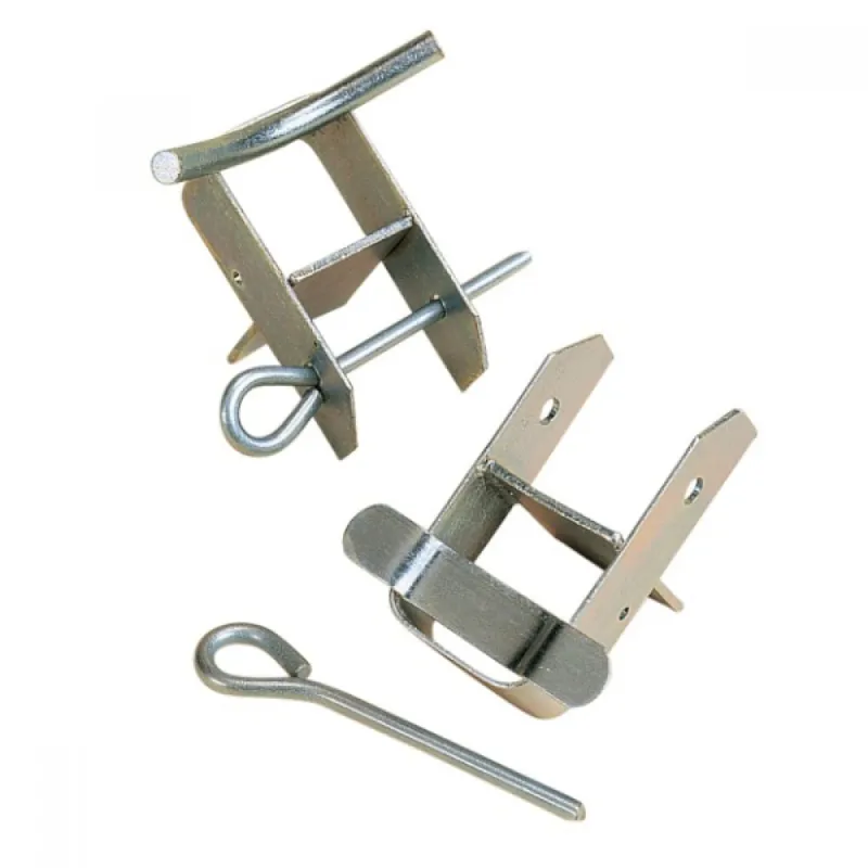 Stubbs Pole Jump Cups With Pins - Silver-1