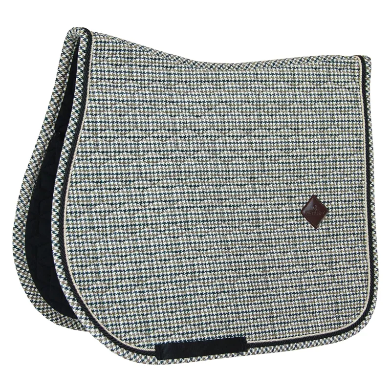Kentucky Pied-de-Poule Jump Saddlecloth - Brown
