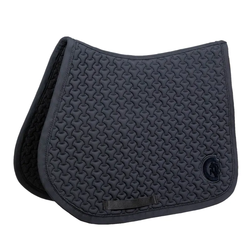 Kentucky 3D Logo Plaited Jumping Saddlecloth - Black