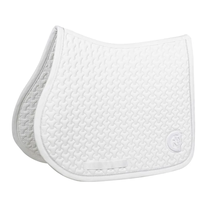 Kentucky 3D Logo Plaited Jumping Saddlecloth - White