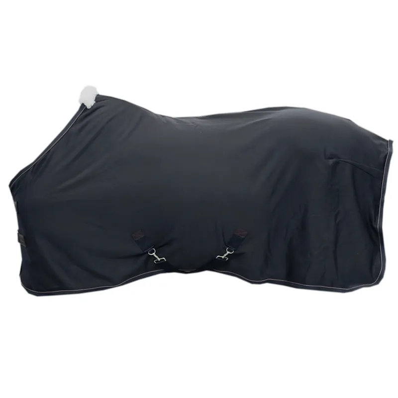 Kentucky Cooler Fleece Standard Neck Rug - Black-3