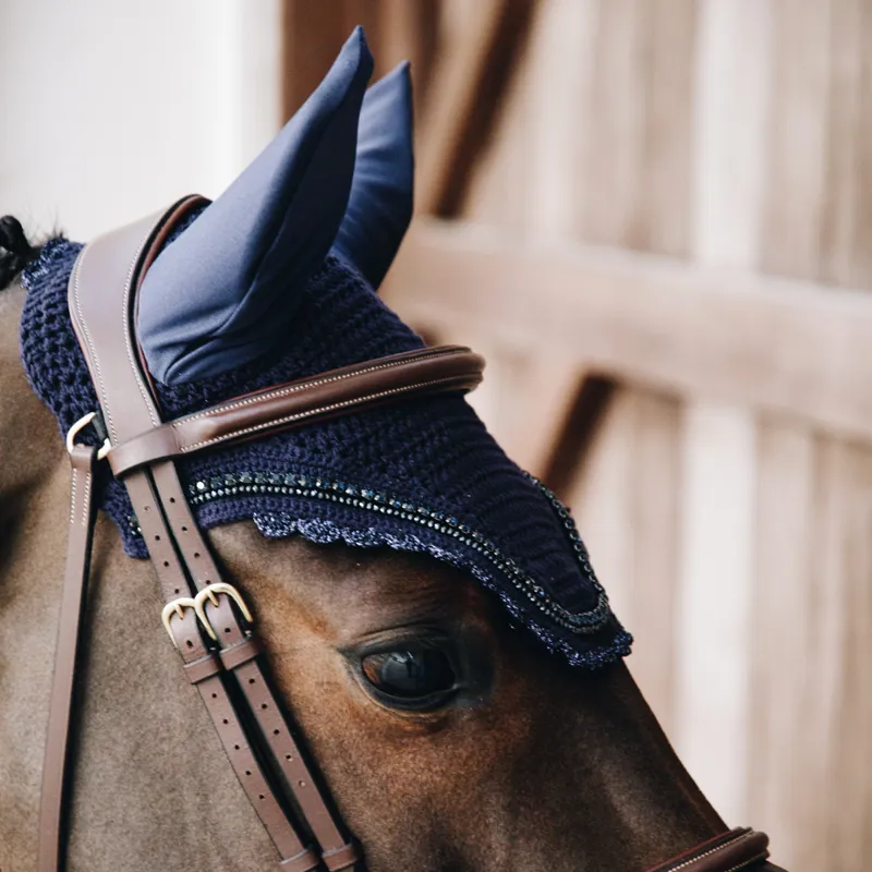 Kentucky Wellington Stone/Pearl Fly Veil - Navy-2