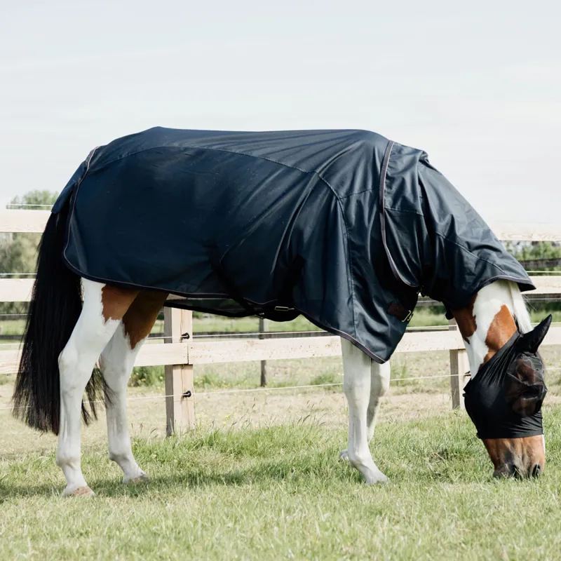 Kentucky Classic Waterproof Combo Fly Rug - Navy-2
