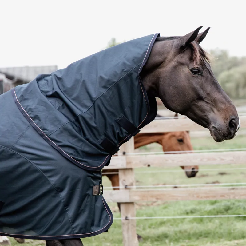 Kentucky Classic Waterproof Combo Fly Rug - Navy-1