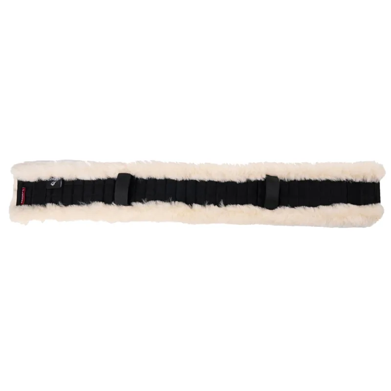 LeMieux Simuwool GP Girth Cover - Black/Natural