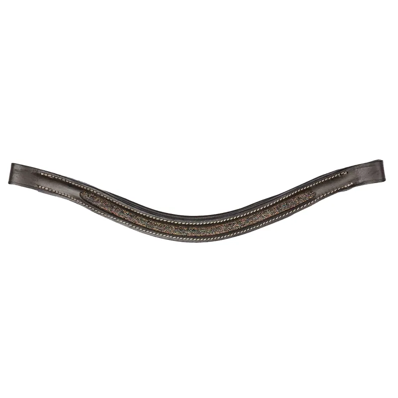 LeMieux Hobby Horse Toy Crystal Browband - Brown