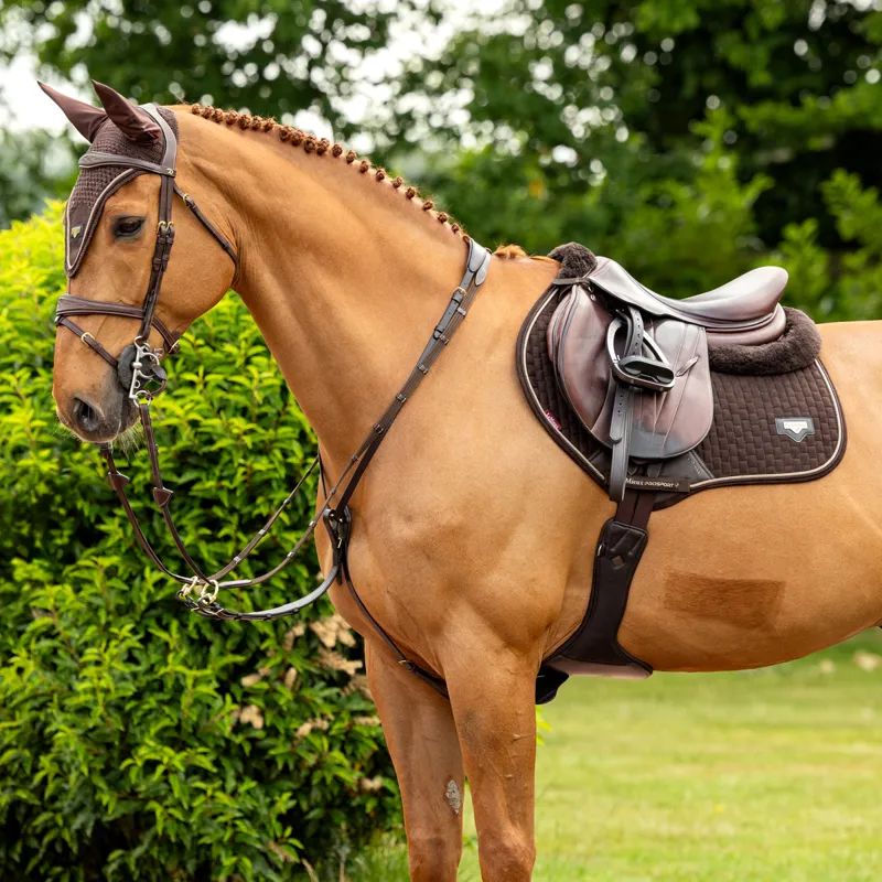 LeMieux Puissance Fly Hood - Brown-2