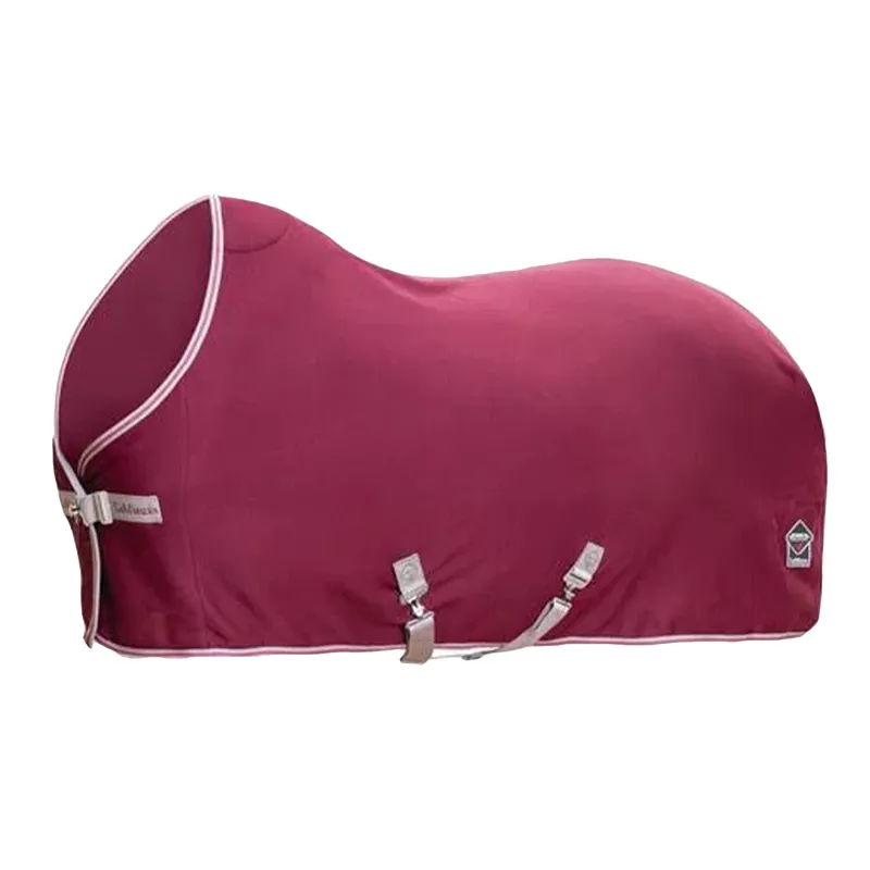 LeMieux Arika Jersey-Tek Fleece Rug - Burgundy-1