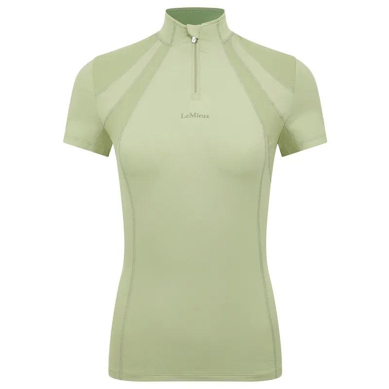 LeMieux Mia Mesh Ladies Short Sleeve Base Layer - Fern - UK18